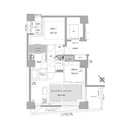 エルスタンザ文京白山の物件間取画像